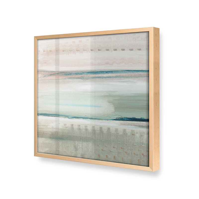 Hush of Dawn v2 Print, 17.75" H x 17.75" W x 1.25" D, Raw Maple Single Picture Framed Paper, 1