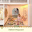 Lit mezzanine simple avec 6 tiroirs, lit mezzanine à DEL, support à vêtements avec tringles de suspension et panier de rangement, espace de jeu sous le lit, lits mezzanine avec barrière de sécurité, blanc-120341873