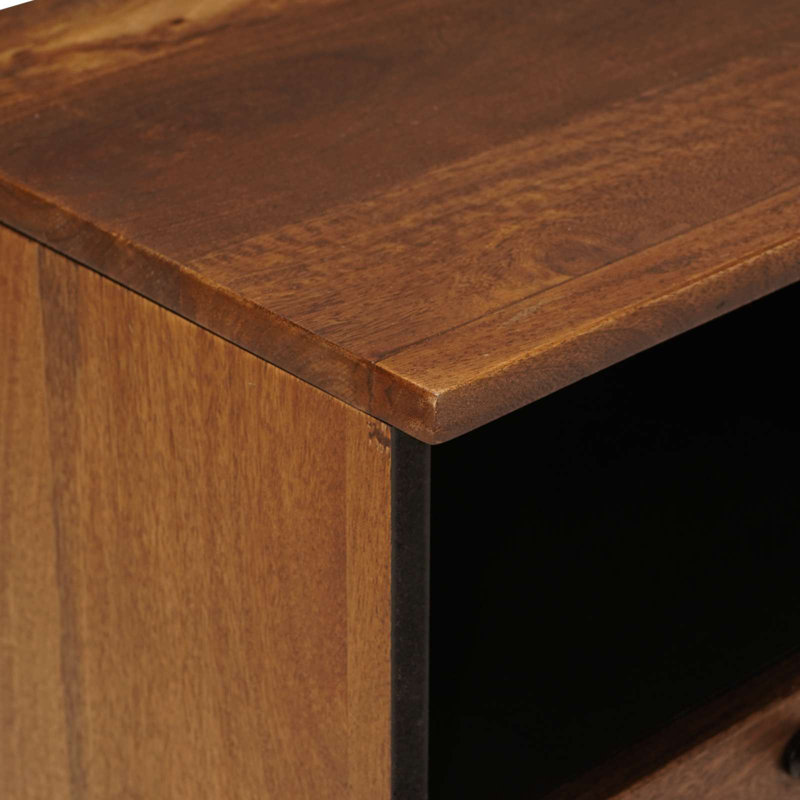 Solid Wood Coffee Table with Storage