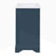 Armoire de rangement autoportante pour salle de bain avec lavabo en céramique et portes à fermeture douce