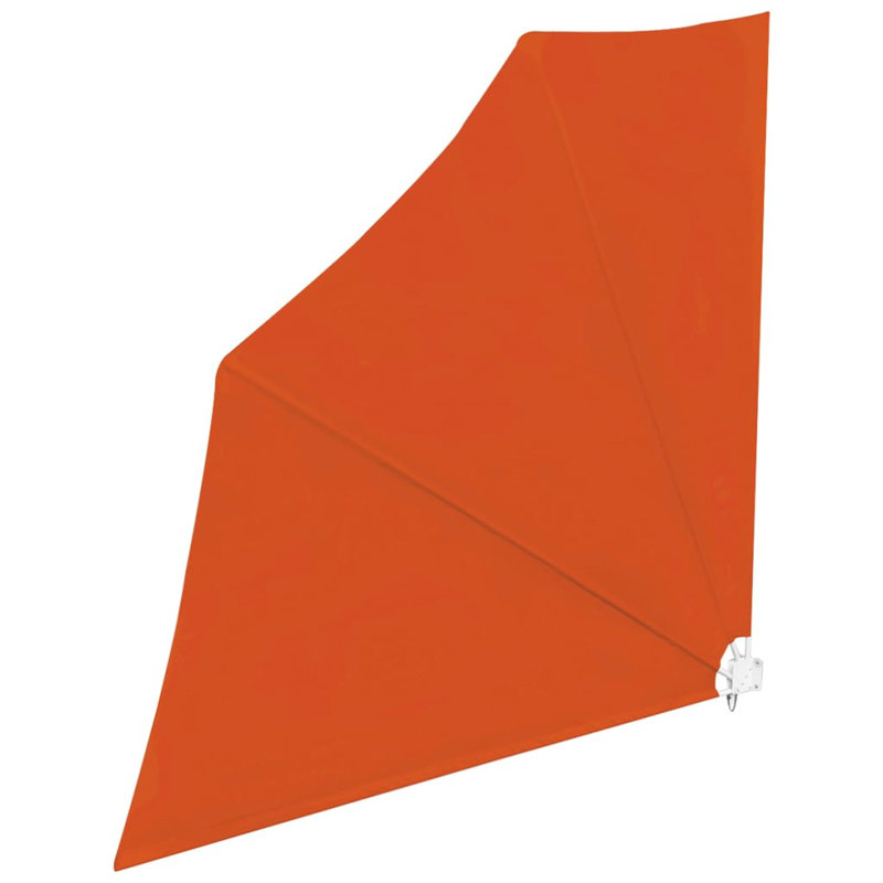 Dakota Fields 140cm W x 140cm D Polyester Cover Retractable, Orange
