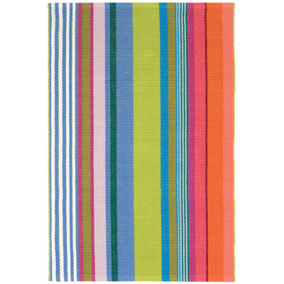 Mellie Stripe Handwoven Cotton Rug