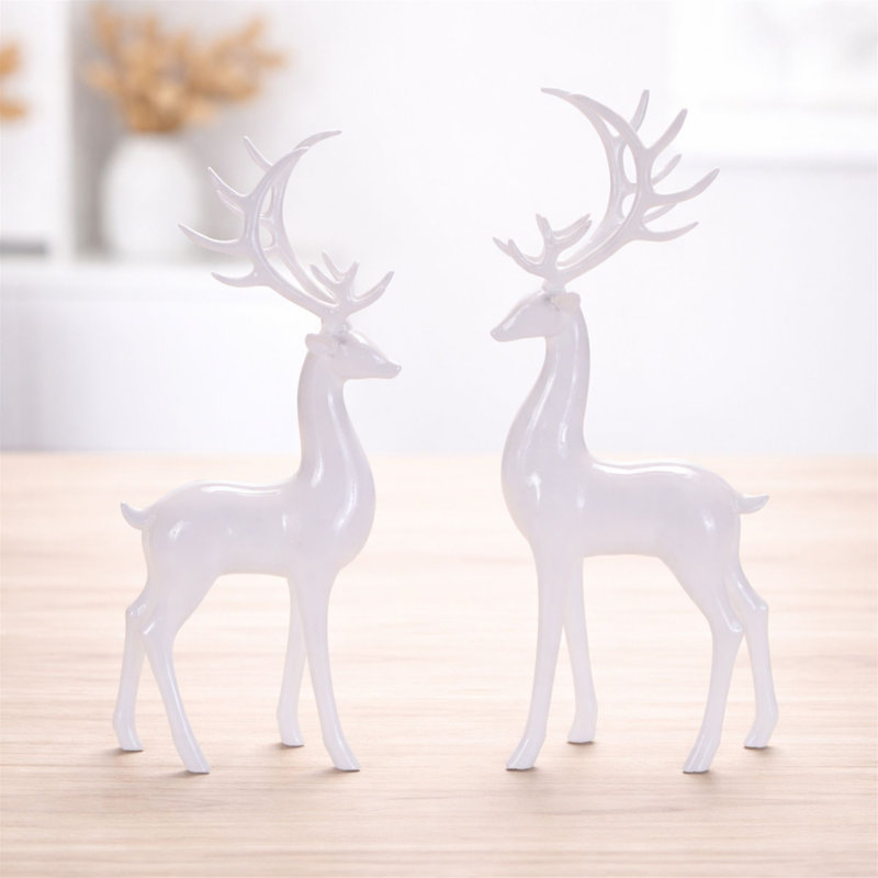 Figurines de cerf debout debout (ensemble de 2)