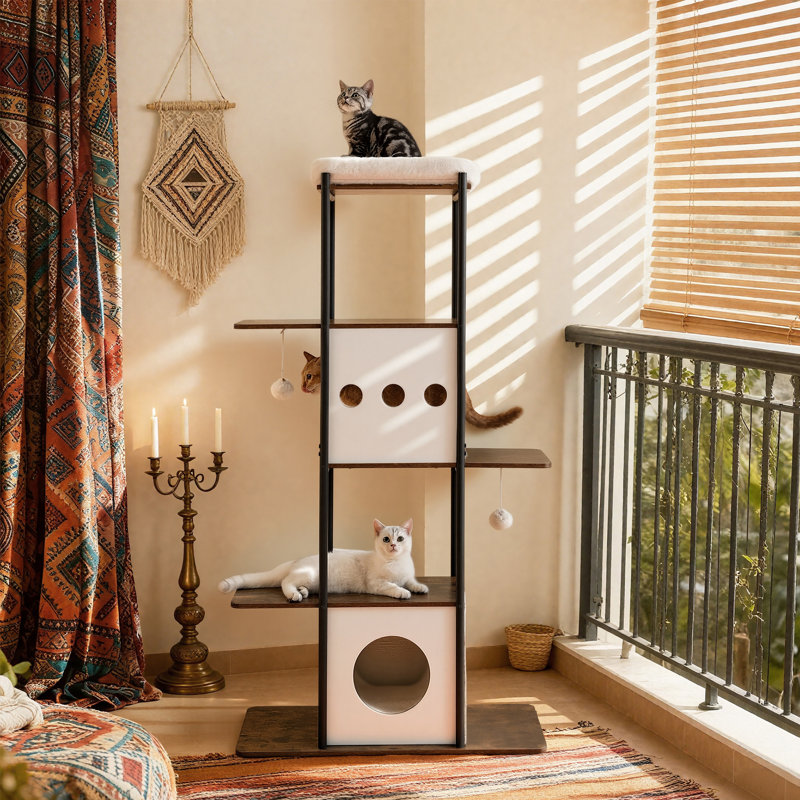 60" Kimmel Cat Tree, Brown
