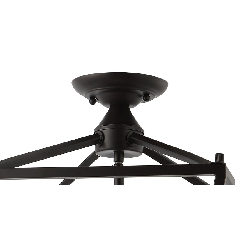 Plafonnier encastré 4 lumières Hubbardton, Bronze huilé