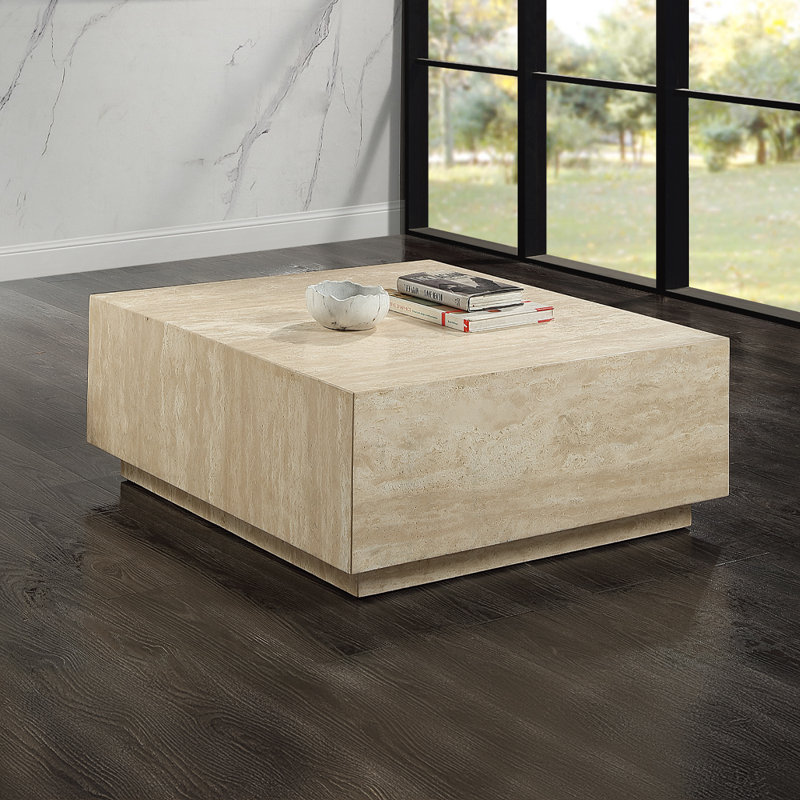 Table basse Cirino avec plateau en marbre