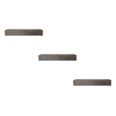 Rayne Poplar Floating Shelves