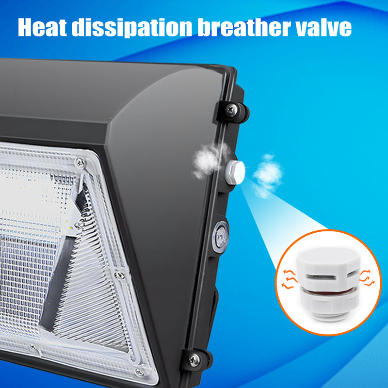 Led Wallpack Light 125w 15000lumen 5000k Daylight