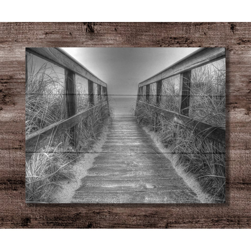 Cape Cod - Reproduction de photo sur bois encadrée, H 18 po x l 24 po