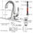 Single-Hole Single-handle Bathroom Faucet with Drain Assembly-65110408