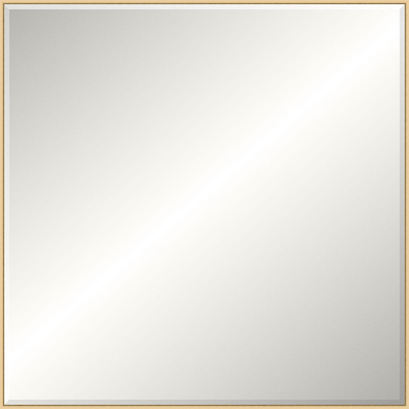 Floater 3 Solid Wood Mirror, Square, 37.25" x 37.25"
