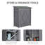Verdant Rustic Fir Wood Garden Shed With Asphalt Roof And Lockable Door
