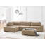 Corner Sofa Bed INNVIK Fabric 4 Seater-1888885465-1888885464