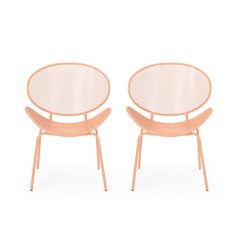 Tabourets larges Elad 25,5, Orange