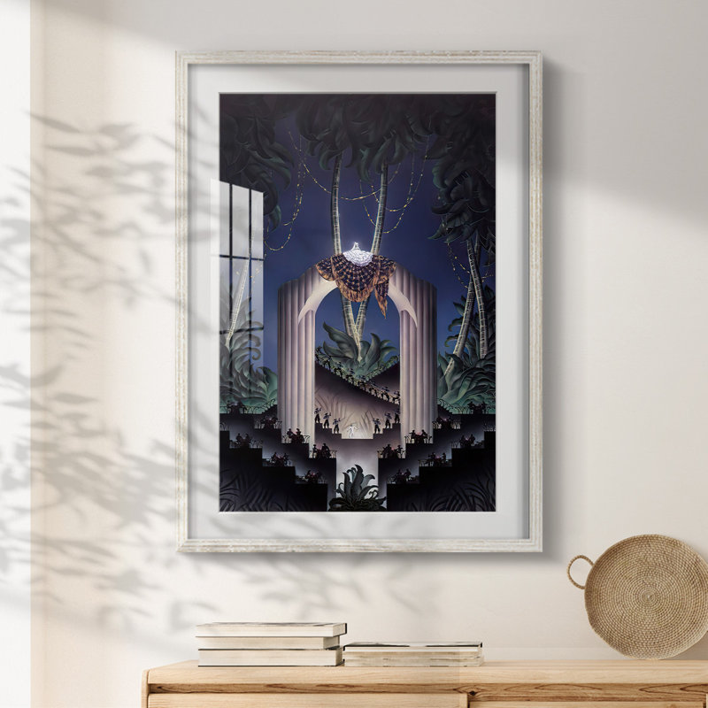 Metropolis - Toile tendue avec châssis, Blanc, H 19,5 po x l 16,5 po