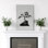Art mural sur toile Bonsai noir et blanc - décor minimaliste zen pour salle de méditation ou vestibule
