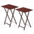 Set of 2 Folding TV Tray Tables, Compact Side Tables for Small Spaces-543948646-543948644