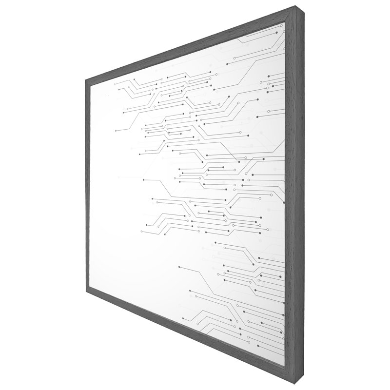 Single Picture Frame Print, 31cm H x 31cm W, Oak