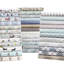 Ensemble de draps 4 pièces à imprimé très grand lit - imprimé village blanc, flanelle 100% coton, doux au toucher, lavable à la machine, avec drap plat, 2 taies d'oreiller ajustées, convient aux matelas jusqu'à 14 po-126115589