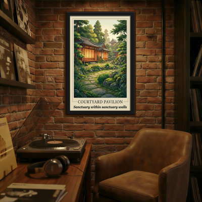 Landscape & Nature Courtyard Pavilion Sanctuary Within Sanctuary Walls