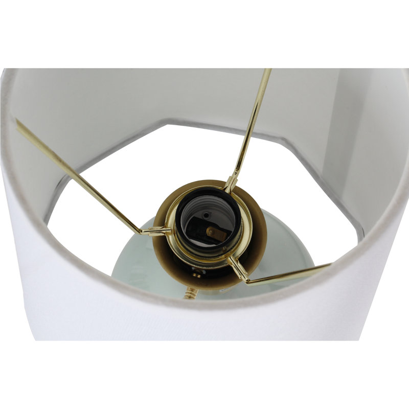 Lampe de table en céramique 14 po H, Vert