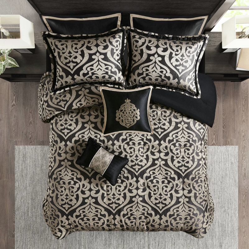8 pièces Édredon très grand, texture, coussins décoratifs, tissage lavable à la machine,