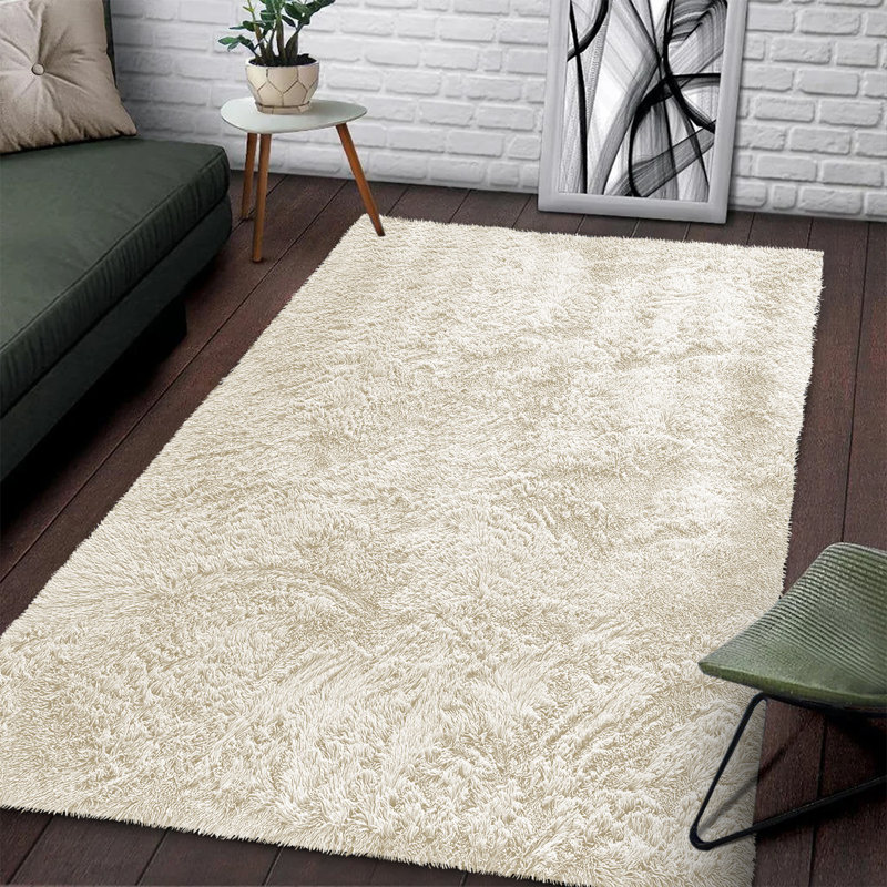 3×5 Plush Shaggy Area Rug – Ultra Soft, Non-Shedding, Machine Washable Comfort