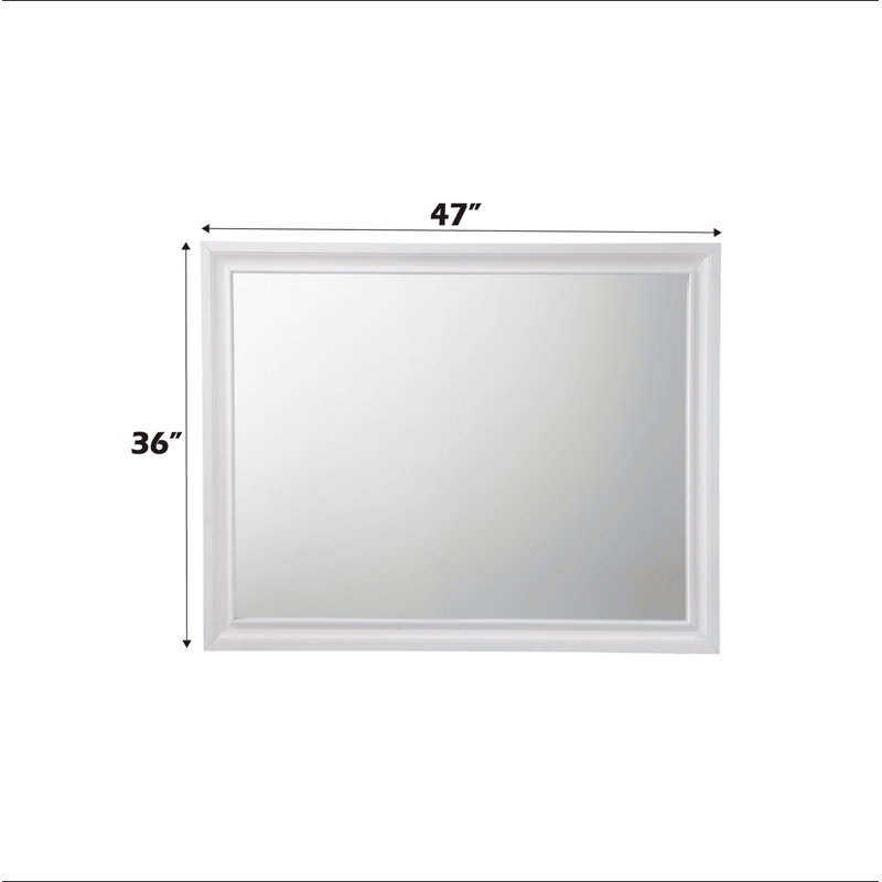 Miroir Naima, Blanc
