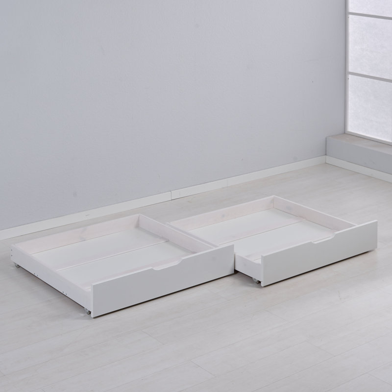Underbed Storage Drawer, Single (3'), White