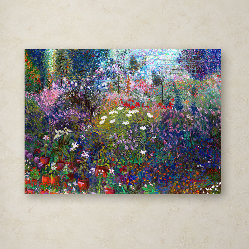 «Garden in Maui II», reproduction d'art sur toile tendue, H 14 po x l 19 po x P 2 po