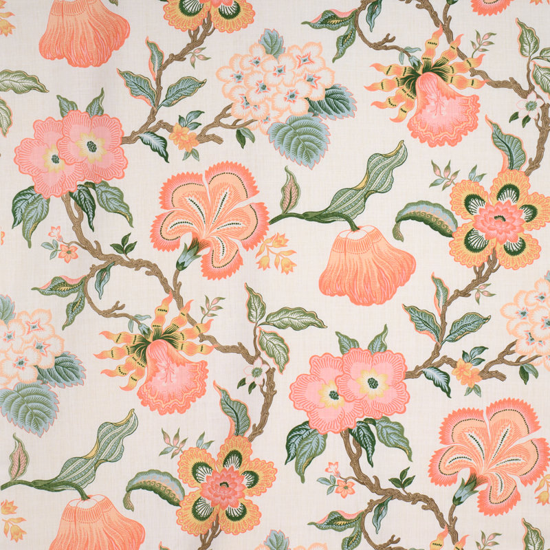 Tissu de fleurs de serre
