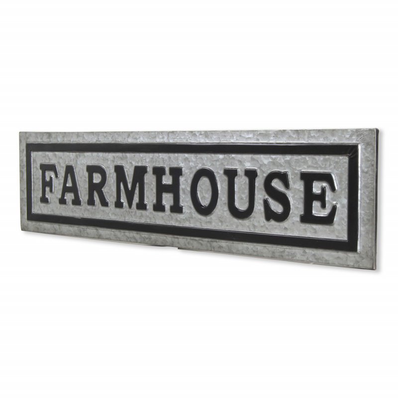 Handmade Farmhouse Wall Decor on Metal