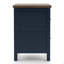 1Pc Nightstand Two Tone Design English Dovetail Drawers-65780559