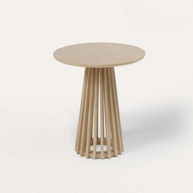 Hopley End Table, Pale Oak