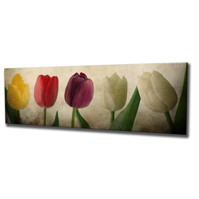 Superbe peinture sur toile décorative, 11,8 po x 31,5 po | 100% toile avec cadre 100% bois (épaisseur: 1,2 po) | Élégant art mural par l'artiste abstrait, parfait pour le salon, la chambre à coucher et le bureau