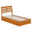 Lit plateforme en bois massif Lamareon avec pied de lit et lit gigogne-1852938156-1852938155
