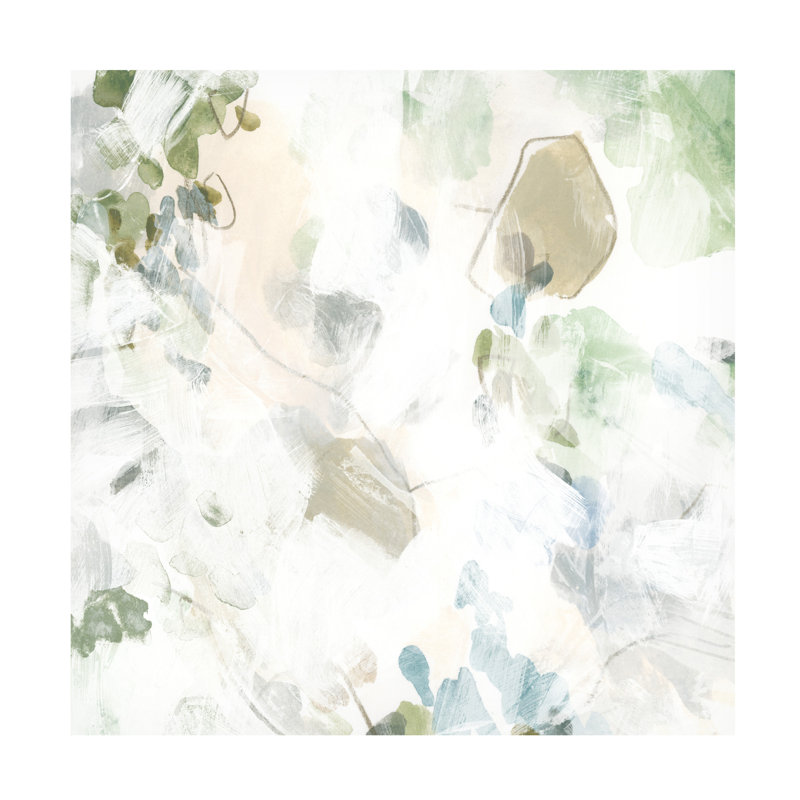 " Green Granite II " on Canvas, 35" H x 35" W