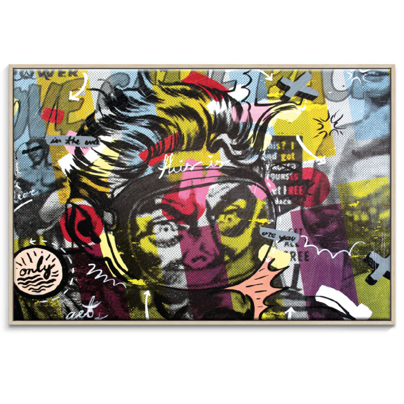 Dan Monteavaro - Print on Canvas, 51cm H x 76cm W, Timber Floater Frame
