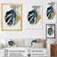 Vert Philodendron feuille IV - impression-146095576-146095553