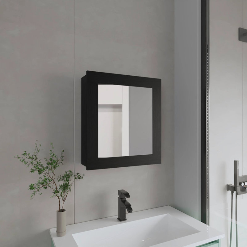 Pharmacie avec miroir inclus, Blanc