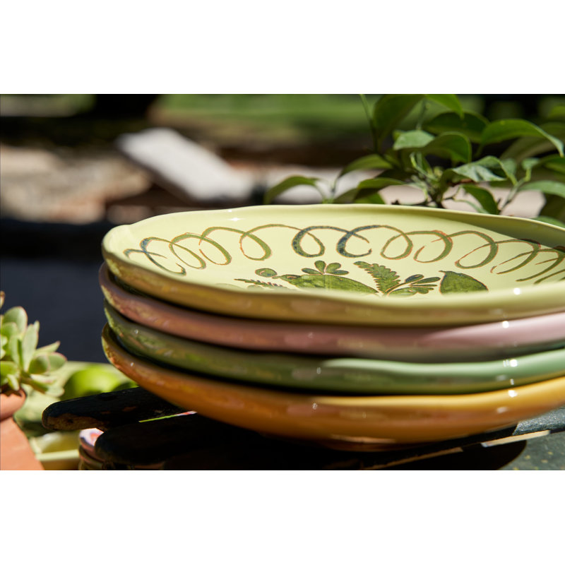 Amalfi Dinner Plate - 10.6", Lime