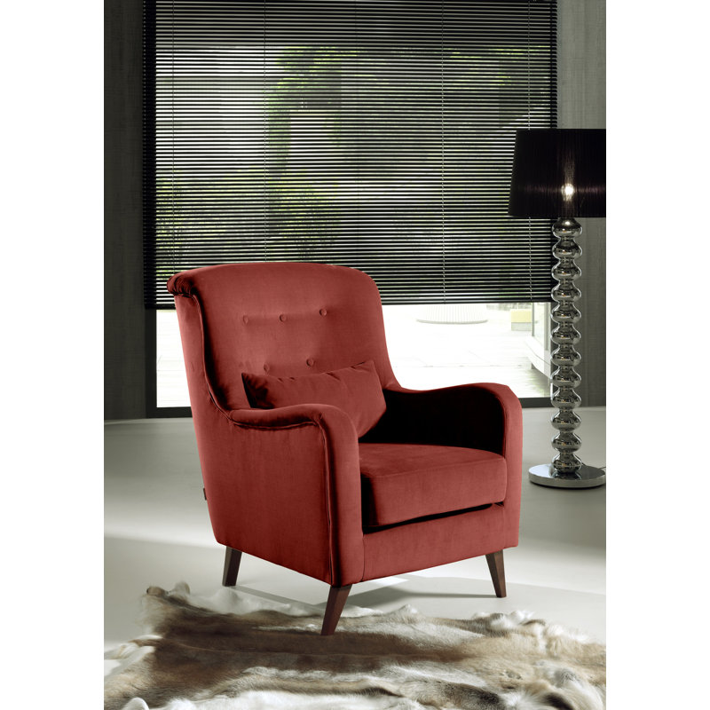 Deshaun Armchair, Red