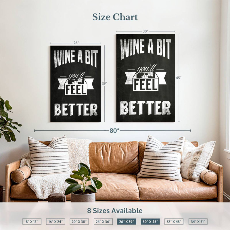 Signe du vin Kema, H 39 po x l 26 po