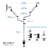 Full Motion Universal 2 Screen Pole Mount