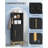 Bathroom Storage Cabinet, Corner Floor Cabinet With Door & Shelves, 2Hooks, Small Narrow Storage Organizer, Toilet Paper Cabinets For Small Space-1839684146