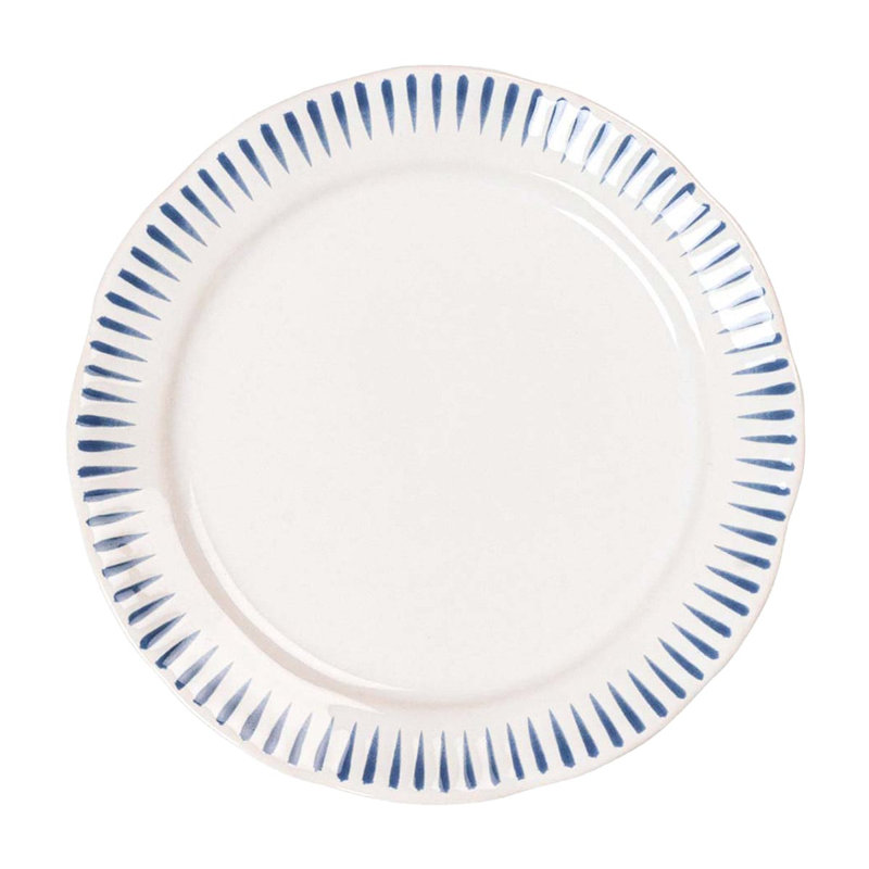 Sitio Stripe 16 - Piece Place Setting - Service for 4, Delft Blue