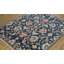 Sovereign Navy Ivory Floral Hand Knotted Wool Area Rug-1969332140