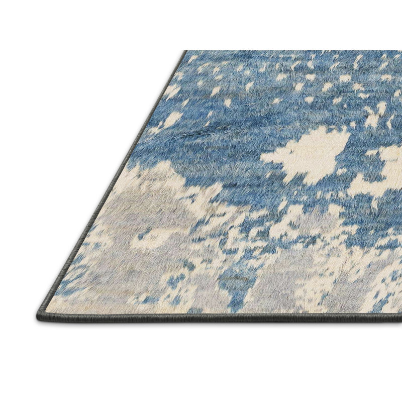 Abstract Indoor Rug, Rectangle 2' x 4'