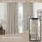 Linen Textured Farmhouse Semi Sheer Window Curtain,Back Tab Hooks Drapes,Pleated Heading Tape (Set of 2 With Hooks)-810861374-810861364