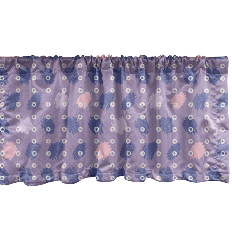 Ensemble de 2 cantonnières Ambesonne Retro Abstract, L 54 po x L 12 po